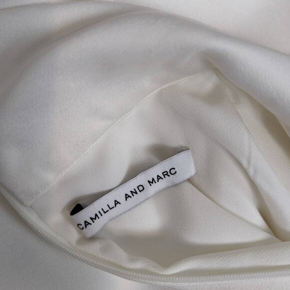 Camilla and Marc High Neck Oversized Shirt Dress White Size 6 - Picture 4 of 14